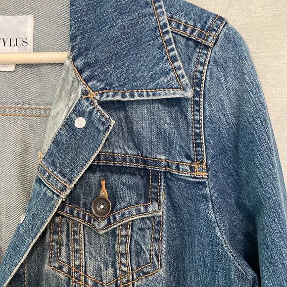 Cropped Denim Jacket (Womens M) - Picture 6 of 12